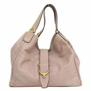 Gucci Soft Stirrup Shoulder Bag Leather Smoky Pink